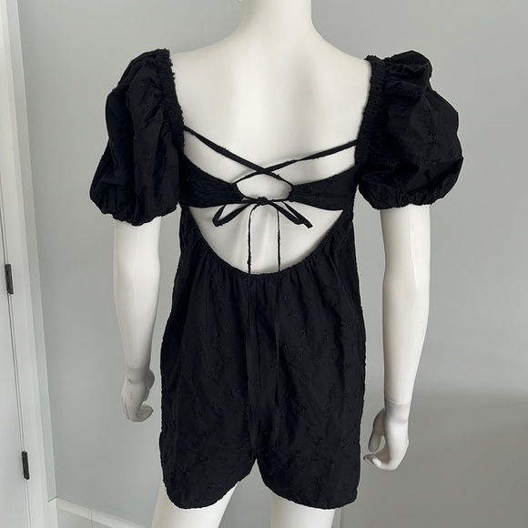 Zara romper‎ shorts laced up back - Picture 5 of 8